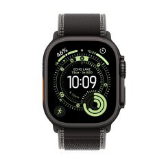 Apple Watch Ultra 3 49mm černý titan s uhlově černým trailovým tahem SM