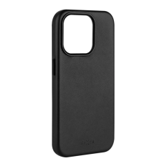 FIXED MagLeather zadní kožený kryt s podporou MagSafe pro iPhone 16 Pro Max - černý