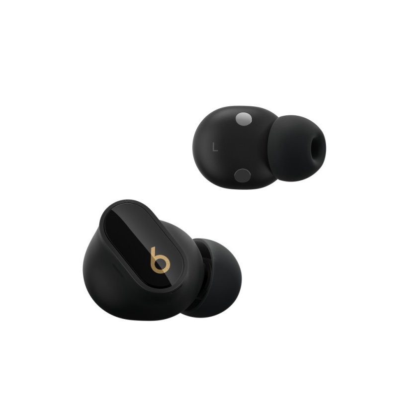 Beats Studio Buds + úplně bezdrátová sluchátka s potlačováním hluku – černá/zlatá
