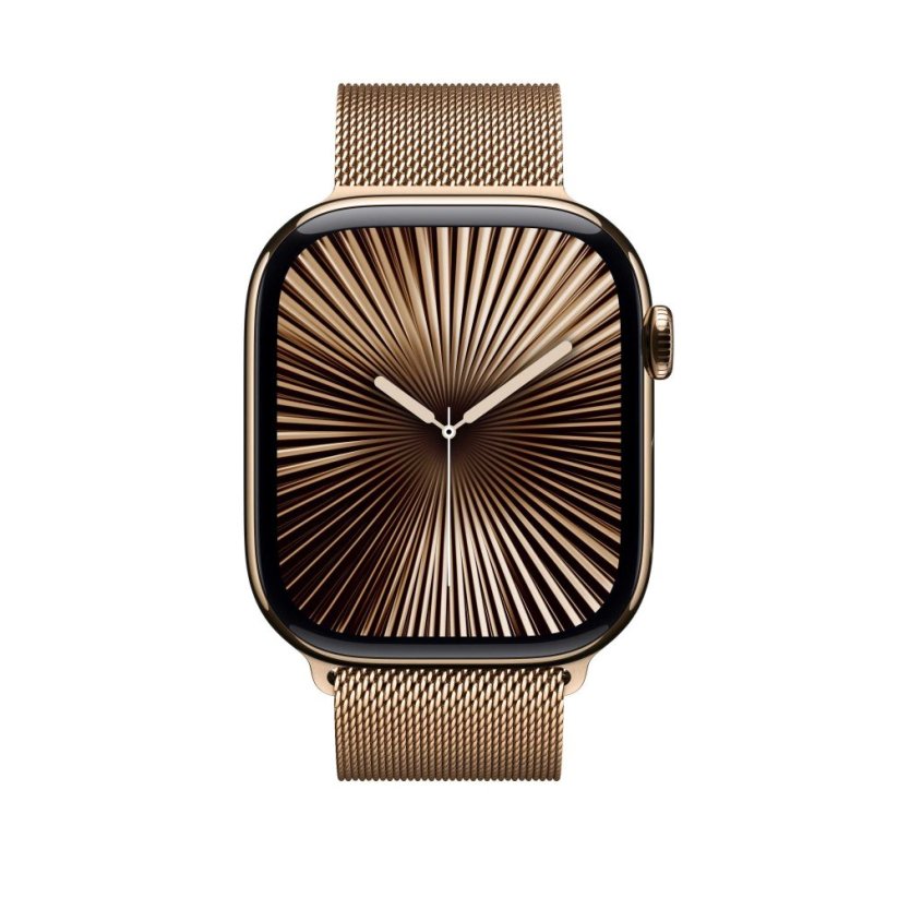 Apple Watch 46mm Zlatý milánský tah - M/L