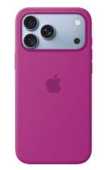 iPhone 18 Pro Max Silicone Case with MS - Magenta