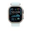 Apple Watch 49mm ledově modré prodloužení Oceánského řemínku - provedení z přírodního titanu