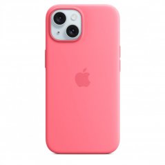 Apple Silikonový kryt s MagSafe na iPhone 15 Plus – růžový
