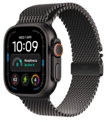Apple 49mm titanový milánský tah - černý L