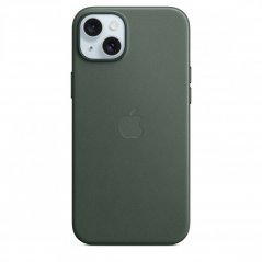 Apple Kryt z tkaniny FineWoven s MagSafe na iPhone 15 Plus – listově zelený