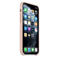 Pískově růžový silikonový kryt pro iPhone 11 Pro