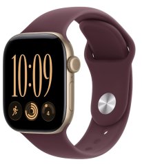 Apple 42mm sportovní řemínek - burgundsky červený S/M