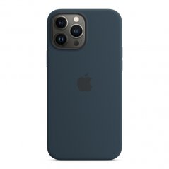 Hlubokomořsky modrý silikonový kryt s MagSafe pro iPhone 13 Pro Max