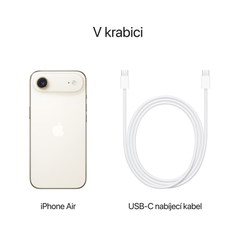 iPhone Air 1TB světle zlatý