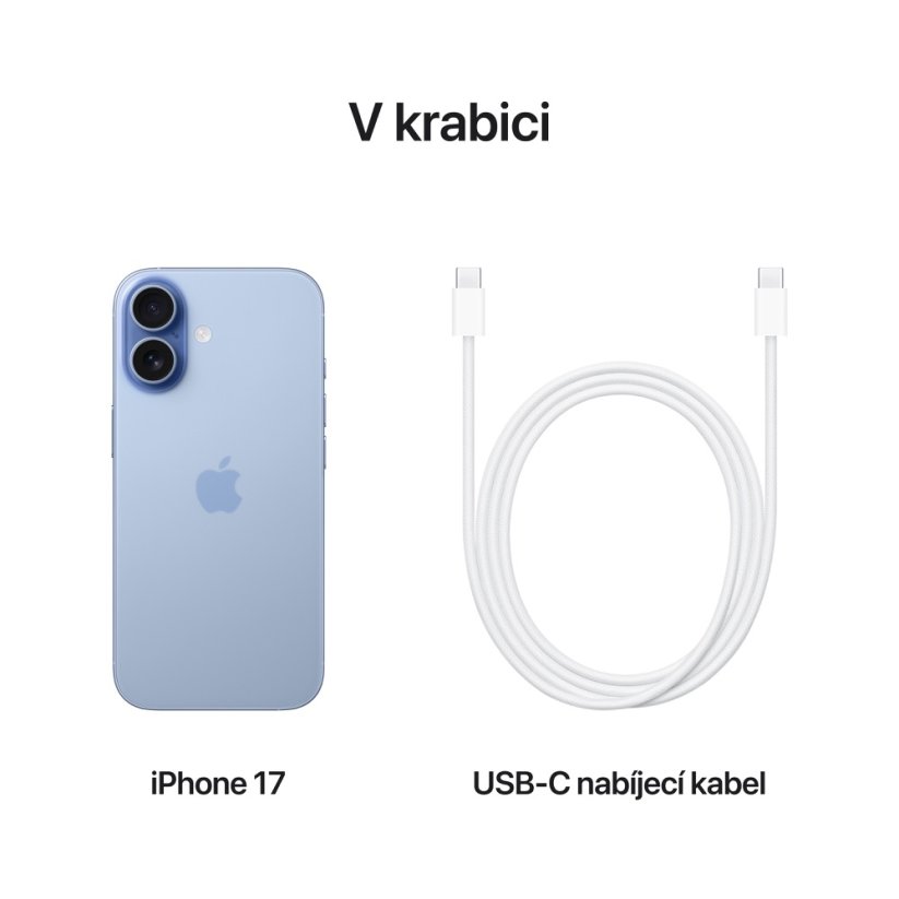 iPhone 17 512GB mlhově modrý