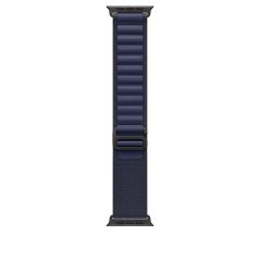 Apple Watch 49mm námořnicky modrý Alpský tah - M - provedení z černého titanu