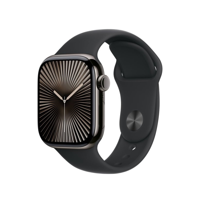 Apple Watch 42mm Černý sportovní řemínek - M/L