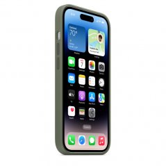 Apple Silikonový kryt s MagSafe na iPhone 14 Pro – olivový