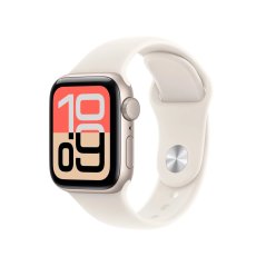 Apple Watch SE 3 40mm hvězdně bílý hliník s hvězdně bílým sportovním řemínkem S/M