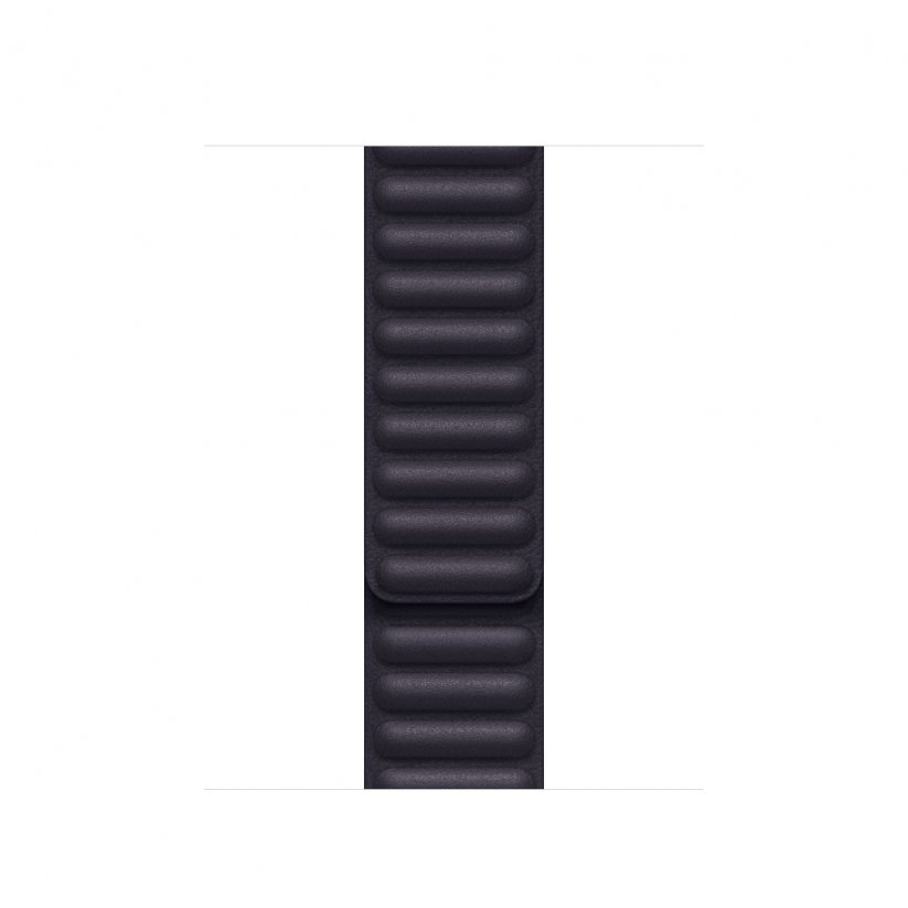 Watch 45mm inkoustově fialový kožený tah – M/L
