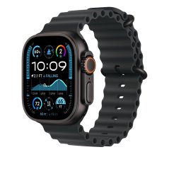Apple Watch 49mm černé prodloužení Oceánského řemínku - provedení z černého titanu