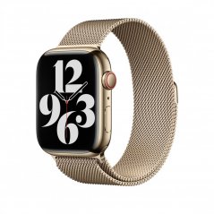 Apple Watch 45mm Zlatý milánský tah