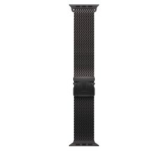 Apple Watch 49mm řemínek s černým titanovým milánským tahem  - M