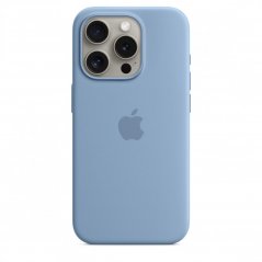 Apple Silikonový kryt s MagSafe na iPhone 15 Pro – ledově modrý