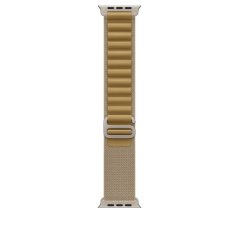 Apple Watch 49mm žlutohnědý Alpský tah - L - provedení z přírodního titanu