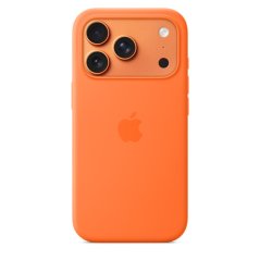 iPhone 17 Pro Silicone Case with MS – Orange