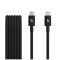 Opletený kabel Beats USB‑C/USB‑C (1,5m) – sytě černý