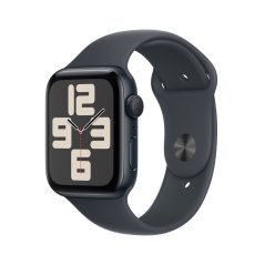 Apple Watch SE 40mm Temně inkoustový hliník s temně inkoustovým sportovním řemínkem - S/M