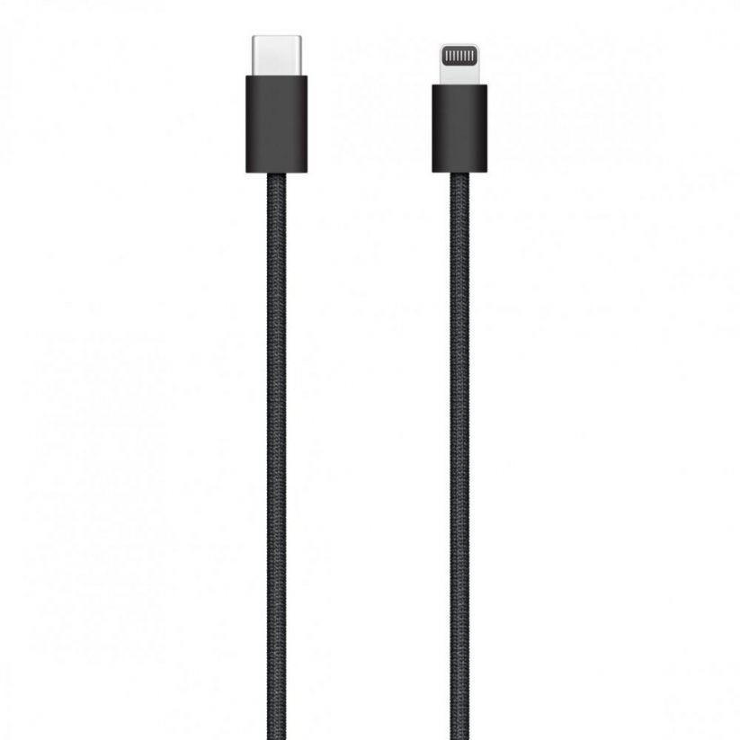 Černý Apple USB-C kabel s konektorem Lightning