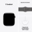 Apple Watch Series 11 Cellular 46mm přírodní titan se šedým sportovním řemínkem M/L