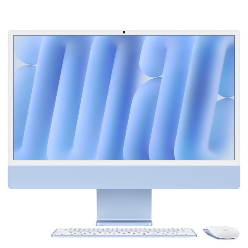 iMac 24" 4.5K Ret M4 8CPU/8GPU/16G RAM/256 SSD - modrý