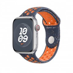 Apple Watch 45mm Blue Flame sportovní řemínek Nike – S/M