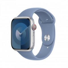 Apple Watch 45mm Ledově modrý sportovní řemínek – M/L