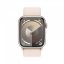 Apple Watch Series 9 45mm Hvězdně bílý hliník s hvězdně bílým provlékacím řemínkem