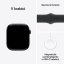 Apple Watch Series 10 42mm Cellular klavírně černý hliník s černým sportovním řemínkem M/L