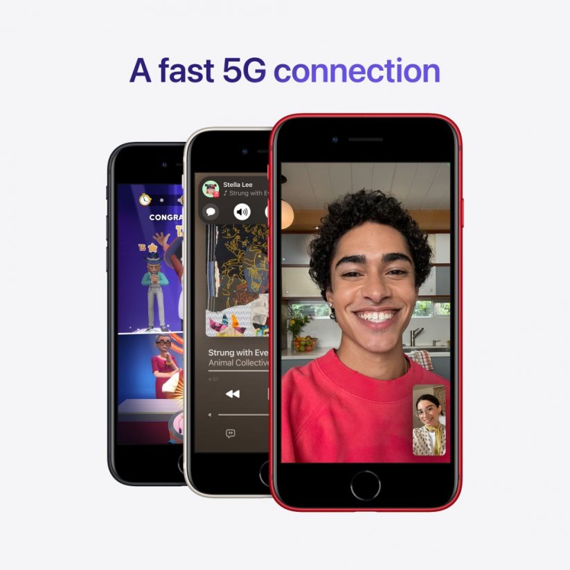 Apple iPhone SE 256GB - červený