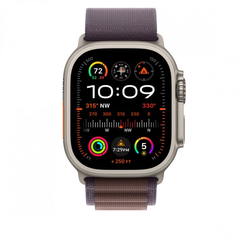 Apple Watch 49mm Indigový Alpský tah – velký