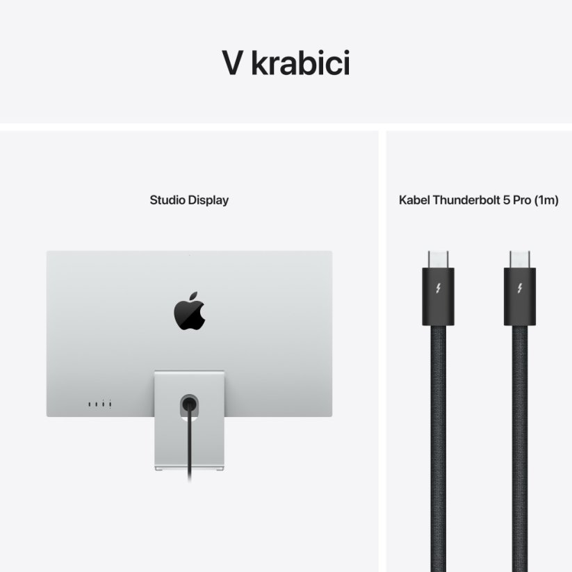 Apple Studio Display - standardní sklo - stojan s nastavitelným náklonem