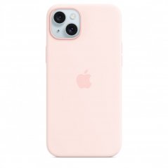 Apple Silikonový kryt s MagSafe na iPhone 15 Plus – světle růžový