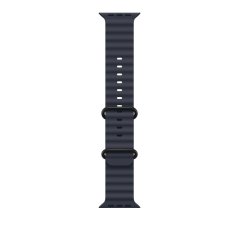 Apple Watch 49mm námořnicky modrý Oceánský řemínek - provedení z černého titanu