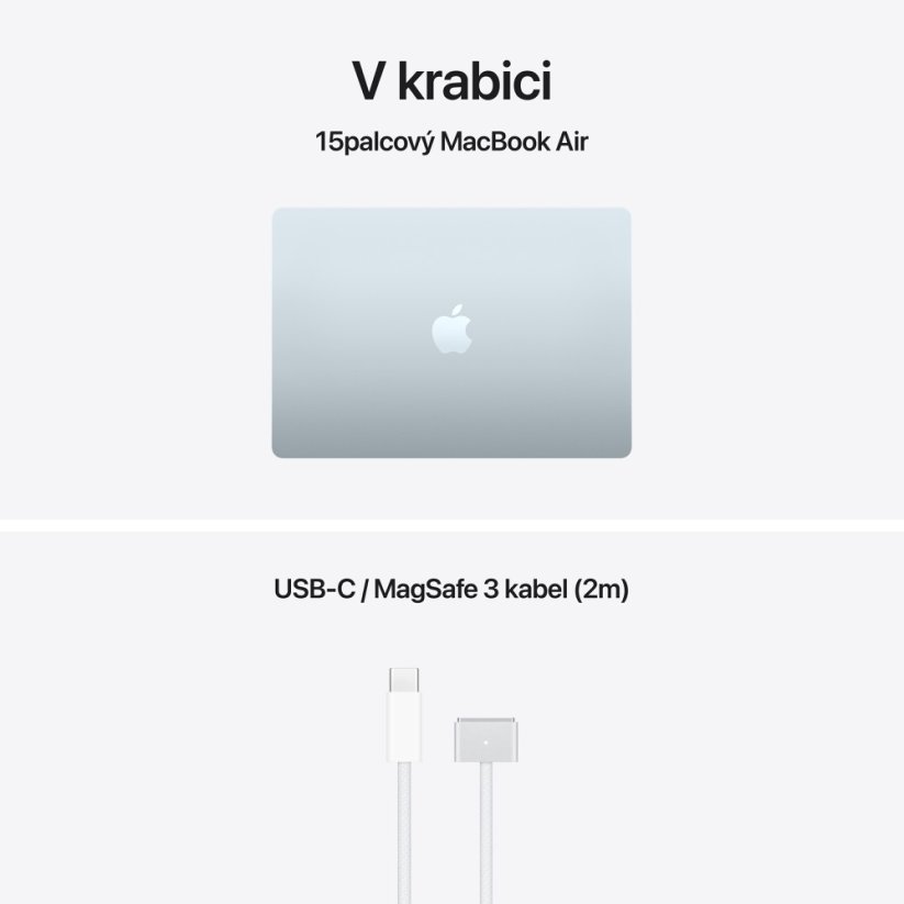 MacBook Air 15″ M5 10C CPU/10C GPU/16G/1T SSD -  blankytně modrý