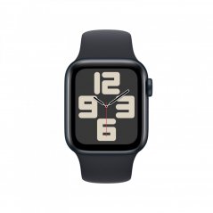 Apple Watch SE Cellular 40mm Temně inkoustový hliník s temně inkoustovým sportovním řemínkem - S/M