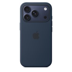 iPhone 17 Pro Silicone Case with MS – Midnight