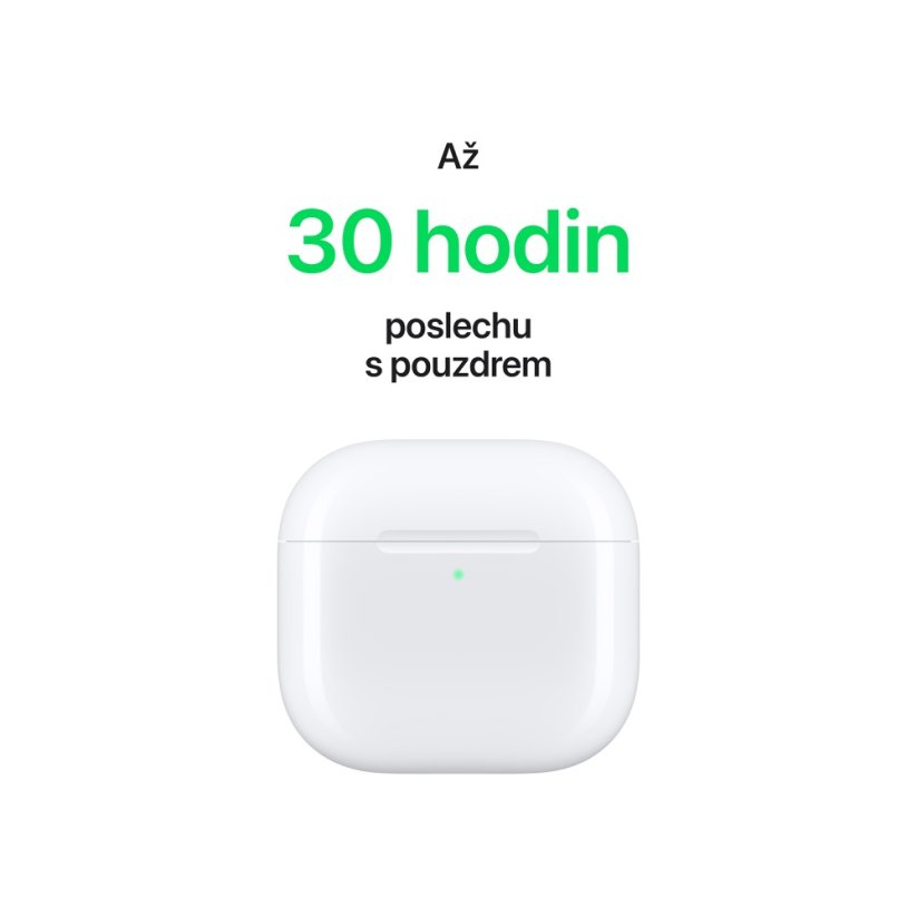 Apple AirPods 4 s aktivním potlačením hluku (2024)