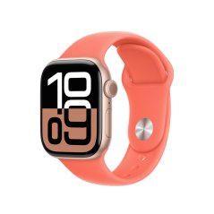 Apple Watch 42mm mandarinkový sportovní řemínek – M/L