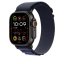 Apple Watch 49mm námořnicky modrý Alpský tah - S - provedení z černého titanu