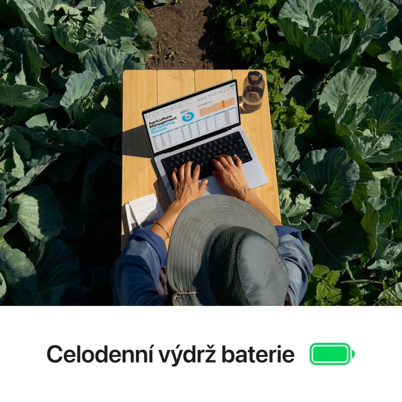 MacBook Pro 14" M4 10xCPU/10xGPU/16G/512 SSD - stříbrný