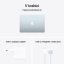 Apple MacBook Air 13"/M4/13,6"/2560x1664/16GB/512GB SSD/M4/Sequoia/Sky Blue/1R