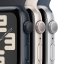 Apple Watch SE 44mm Stříbrný hliník s bouřkově modrým sportovním řemínkem - S/M