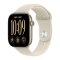 Apple Watch Series 12 GPS + Cellular 42mm světle zlatý hliník s pískovým sportovním řemínkem S/M / SK