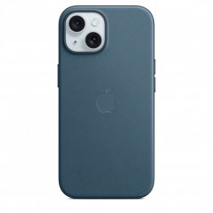 Apple Kryt z tkaniny FineWoven s MagSafe na iPhone 15 – tichomořsky modrý